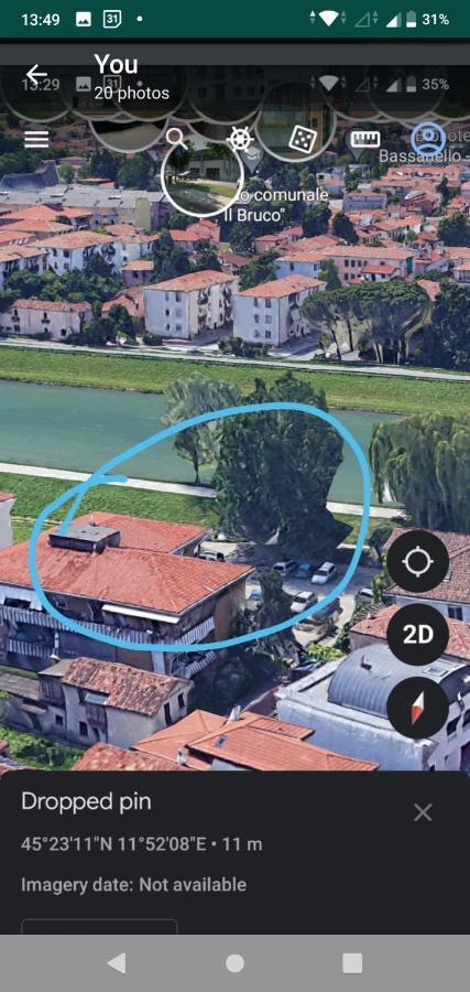 Vicino Al Prato Della Valle Intero Appartamento Parcheggio Facile Di Fronte Padova Ngoại thất bức ảnh