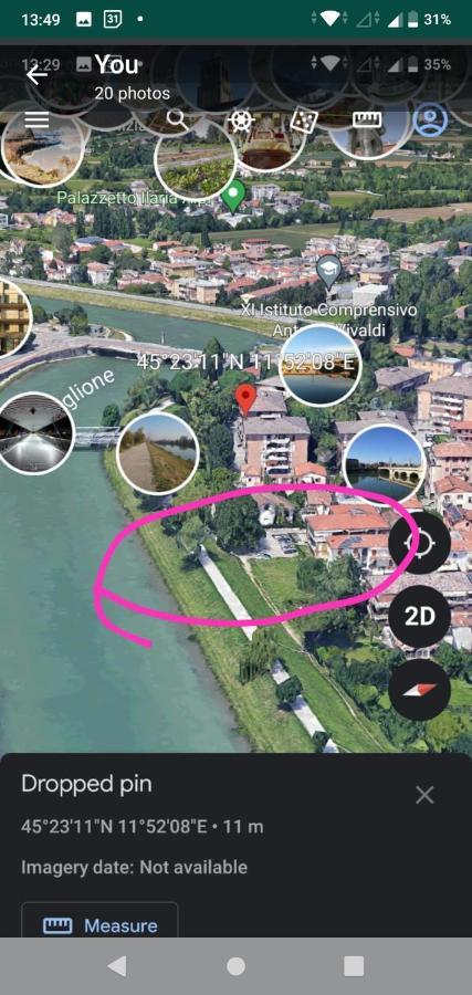 Vicino Al Prato Della Valle Intero Appartamento Parcheggio Facile Di Fronte Padova Ngoại thất bức ảnh